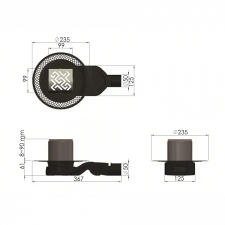 ���� �������� PLATZ Antik 100�100 ���� ������ 091160