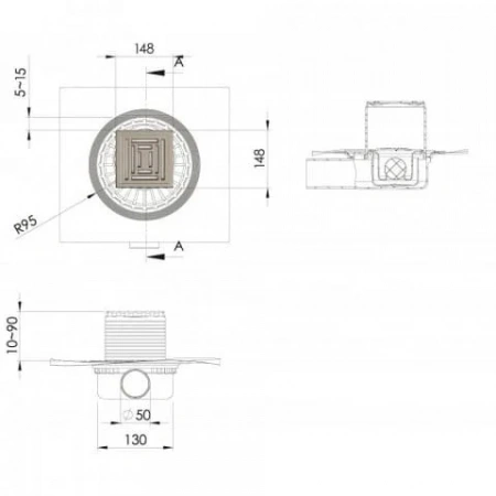 ���� �������� ZENTRUM Uno 150�150 ������� ���� 090372
