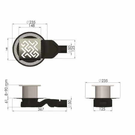 ���� �������� PLATZ Antik 150�150 ������ 094161