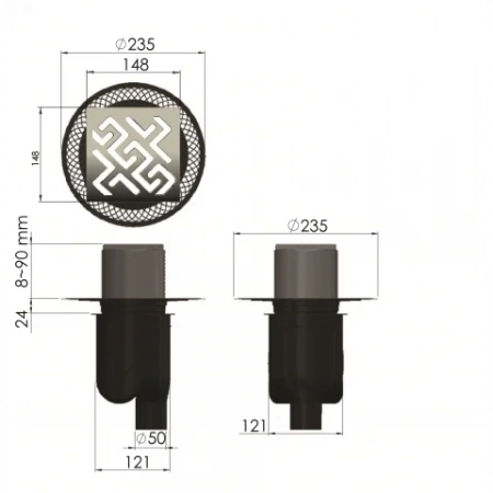 ���� �������� PLATZ Antik 150�150 ������� ���� 090061