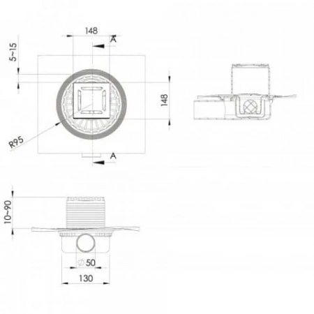 ���� �������� ZENTRUM Norma 150�150 ������ ������ 092363