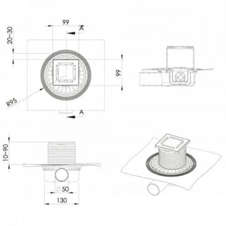 ���� �������� ZENTRUM Norma 100�100 ������� ���� 090362