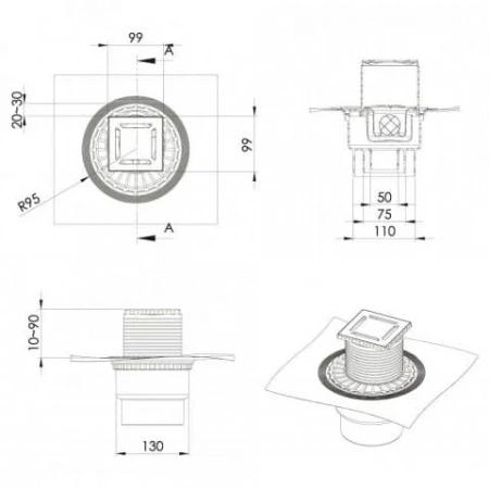 ���� �������� ZENTRUM Norma 100�100 ���� ������ 091462